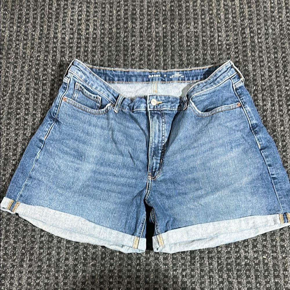 Old Navy Blue Jean Shorts with Rolled Hem